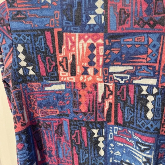 LuLARoe Sariah size 4 girls multicolor vibrant print - Picture 4 of 4